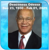 Deaconess Odessa Dec 23, 1930 - Feb 01, 2021